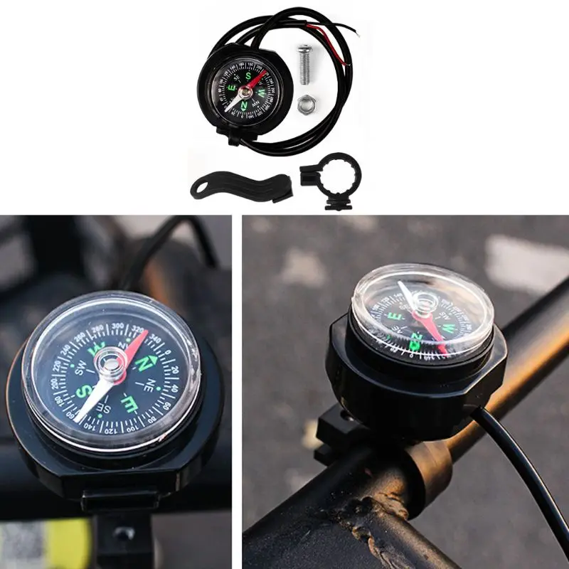 Мотоцикл 12V 24V мотоциклов Водонепроницаемый USB Зарядное устройство Мощность адаптер с компасом для мобильных телефонов gps