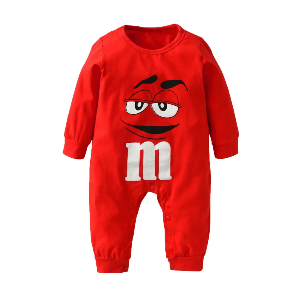 Newborn Baby Boys Girls Romper Cartoon Print Cotton Long Sleeve Jumpsuit Infant Clothing Pajamas Toddler Baby Clothes Outfits best Baby Bodysuits