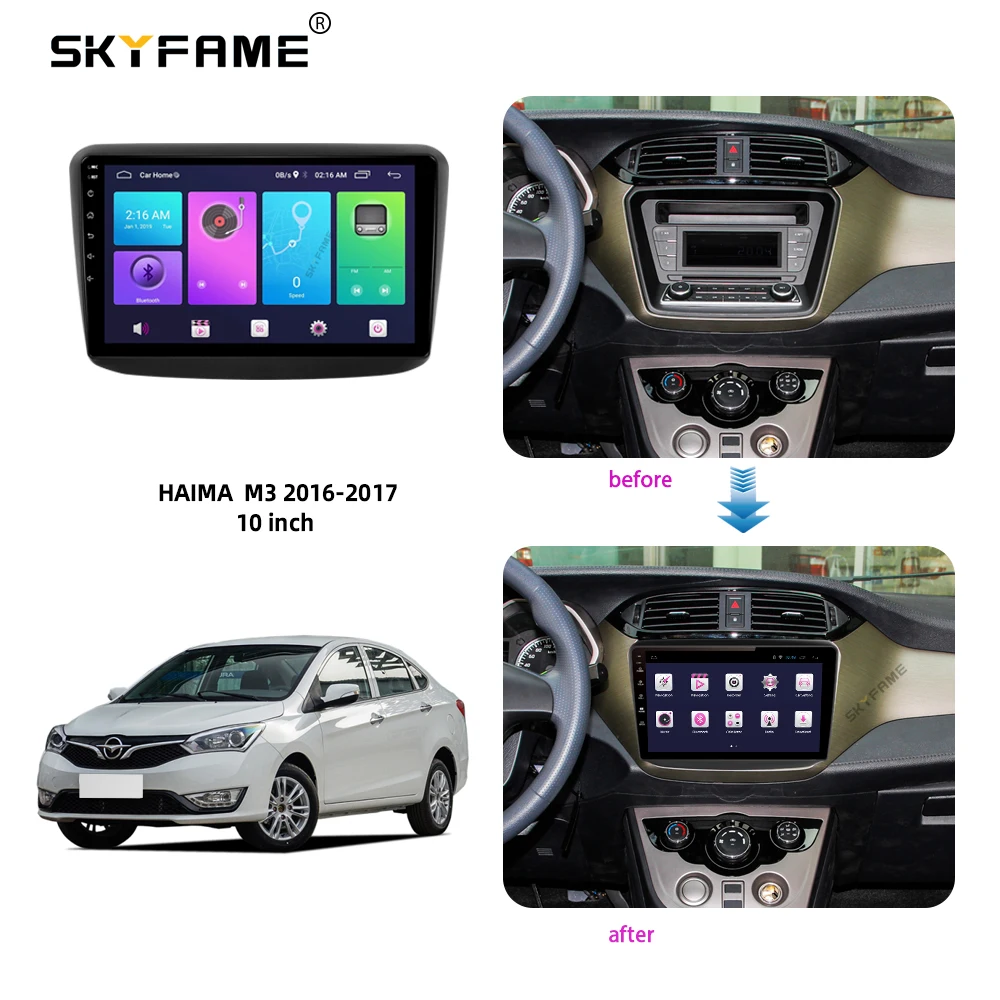 HAIMA M3 2016-2017  SKYFAME ڵ   ȵ̵ Radio Dash Panel