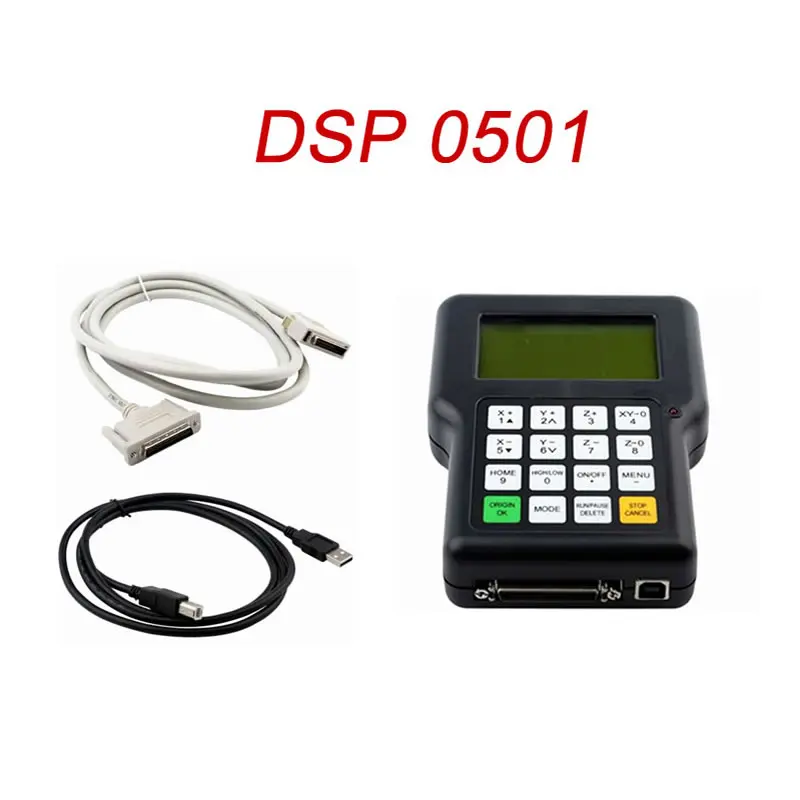 

CNC controller 3axis wireless DSP-handle 0501 for cnc router engraving milling machine 50 pin connection cable English version