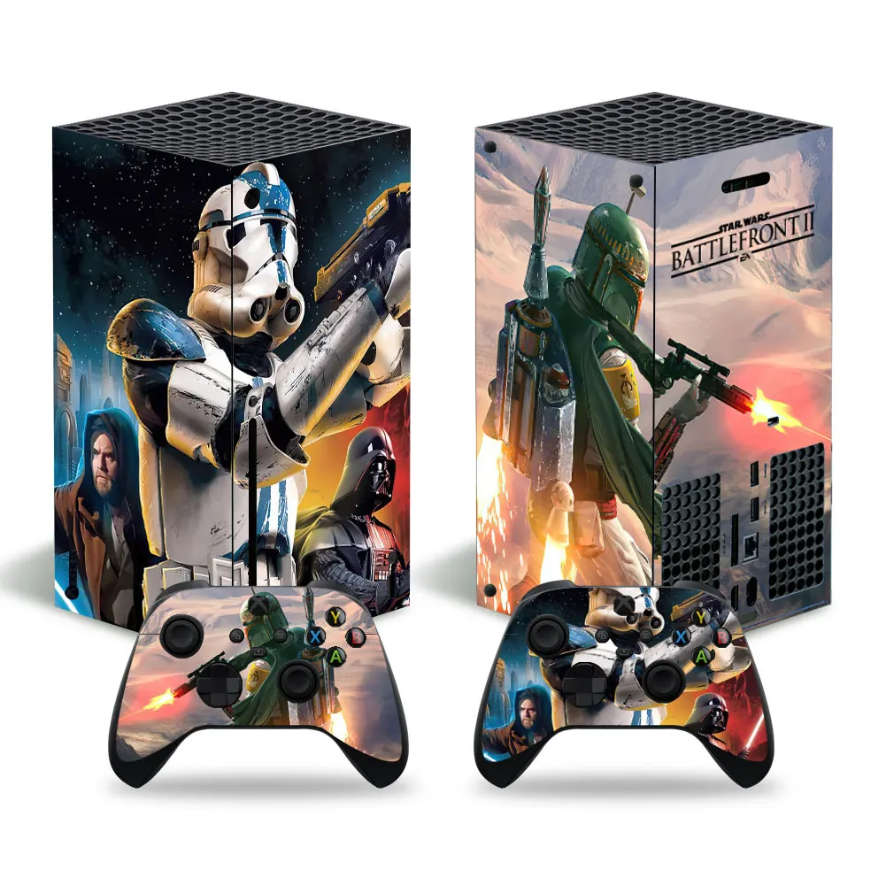 Star Wars Darth Vader Skin Sticker Decal Cover for Xbox Series X Console and 2 Controllers Xbox Series X Skin Sticker Vinyl 