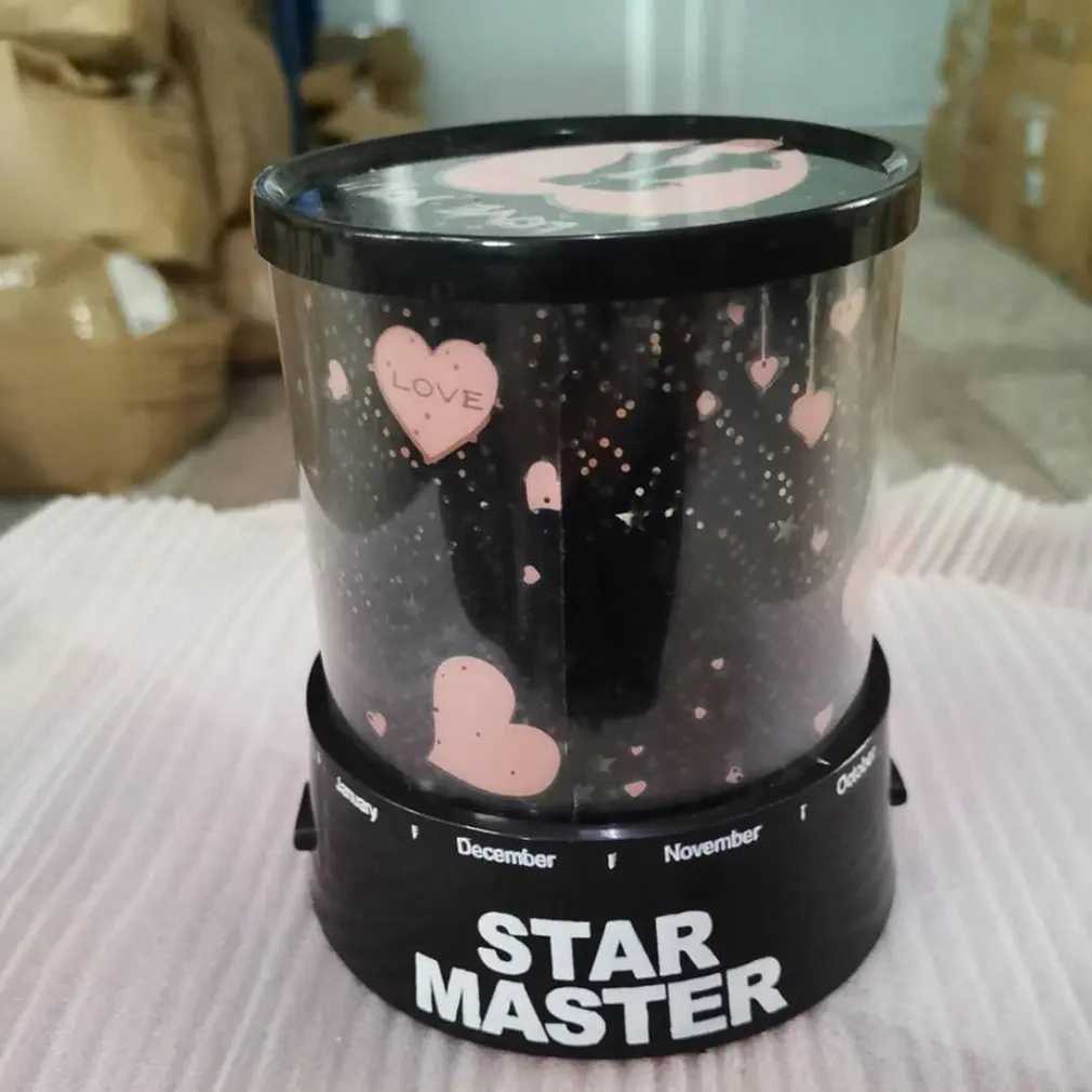 Colorful Led Projection Lamp Tanabata Gift Charming Valentine'S Day Romantic Birthday Gift Star Lights Gift Valentine'S Day