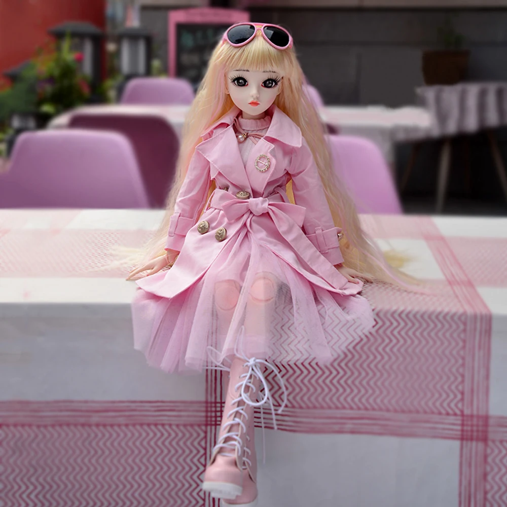 60 см BJD кукла модная Девочка Кукла SD кукла 18 шаров шарнирные куклы Модная Кукла как подарок - Цвет: Style 01