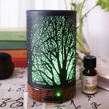 

7 LED Color Changing Light Electric Ultrasonic Aroma Humidifier Essential Oil Diffuser 100ml for Home Office Use