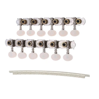 

ELOS-24 Pcs Guitar Fret Wire for Fender ST Stratocaster Fingerboard Frets 2.2mm & 6R+6L 12 String Acoustic Guitar Tuning Key Peg