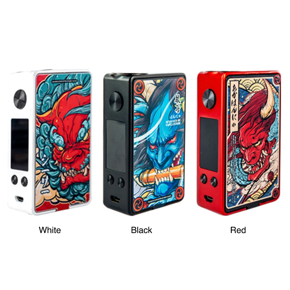 Оригинальный боксмод Vapelustion Hannya 230W TC без аккумулятора 18650 огромный заряд 510 Thread