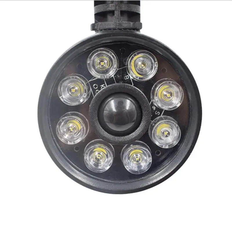 8LED Солнечный садовый светильник водонепроницаемый датчик движения точечное освещение для внутреннего двора - Испускаемый цвет: A
