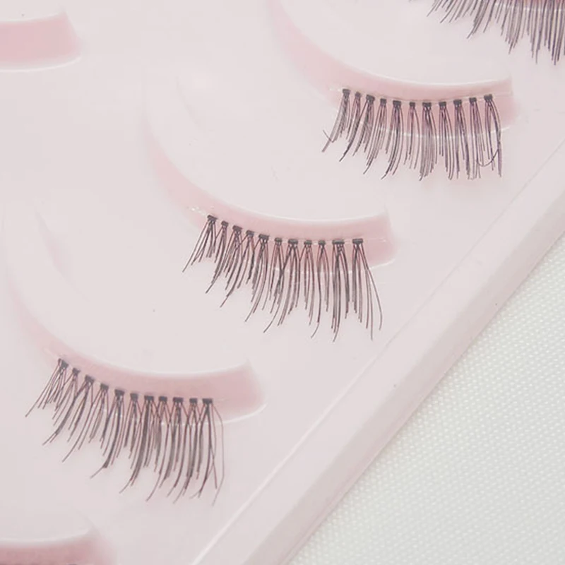 GZHOUSE Half Eyelashes Cosplay Makeup Segmented False Eyelash Extension Tools 3d Bunch Natural Cross Fake -Zentai shop online