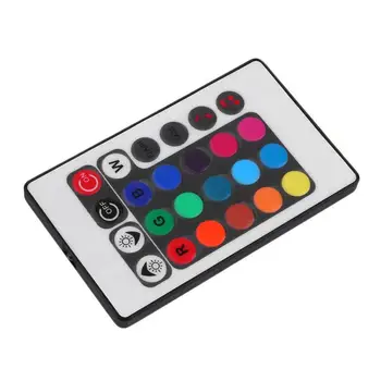 

24 Key Music IR Remote Controller Sound Sensitive For RGB LED Strip Light