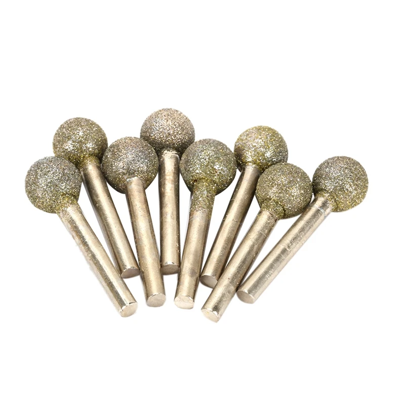 8 шт. сферические алмазные шлифовальные головки формы гравировки абразивные