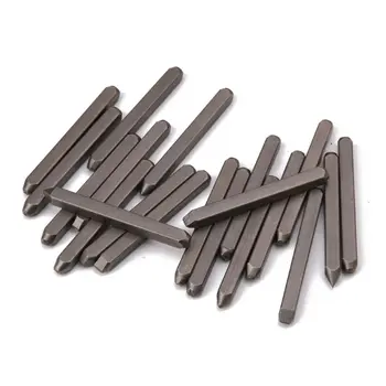 

20Pcs 4mm Steel Punches Flower Leaf Stamps Jewelry Making Metal Stamping Tools 634D