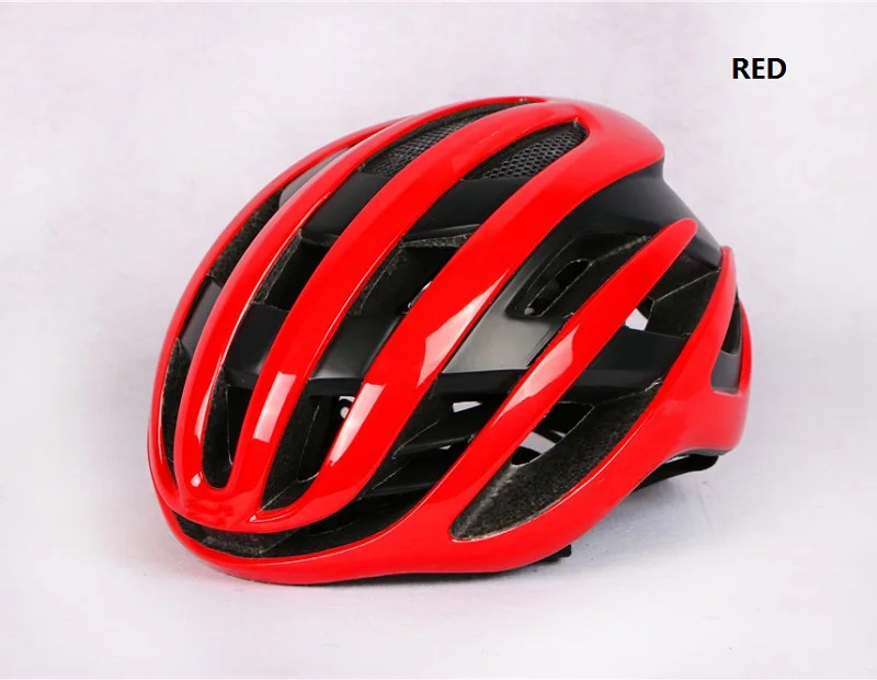 New Air Cycling Helmet Racing Road Bike Aerodynamics Wind Helmet Men Sports Aero Bicycle Helmet Casco Ciclismo - Цвет: red