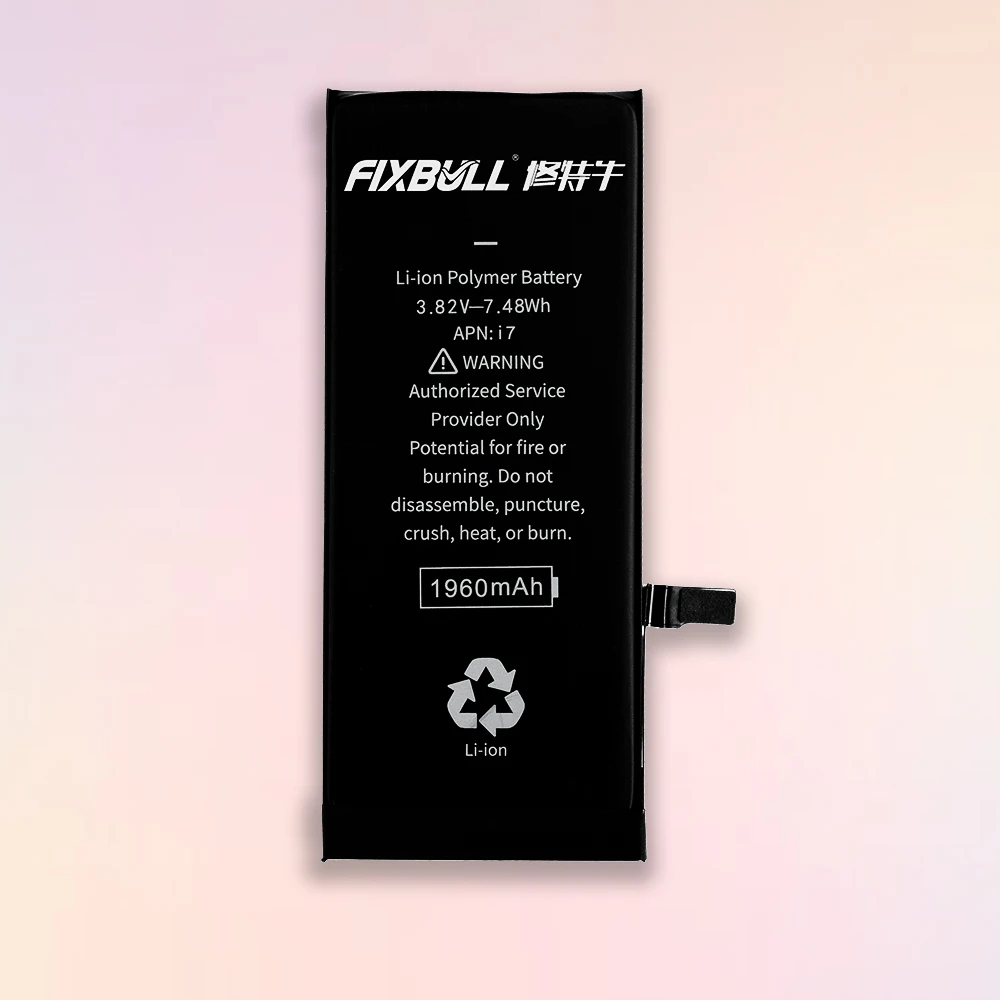 FIXBULL 0 цикл печати oem реальная емкость мобильный телефон аккумулятор для apple iphone 5S 6