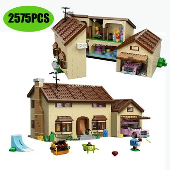 

2575pcs Compatible lepining 16005 83004 THE Simpsons Series 71006 Models Building Simpsons House Building Blocks Toy Hobbies
