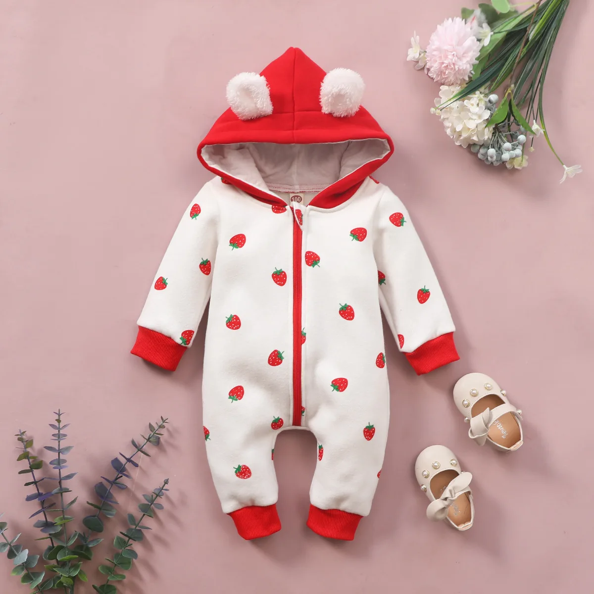 Baby Bodysuits expensive Valentine's Day Girls Rompers Newborn Infant Baby Girls Heart Love Printed Bowknot Long Sleeve Romper Baby Clothes ropa bebes Baby Bodysuits classic