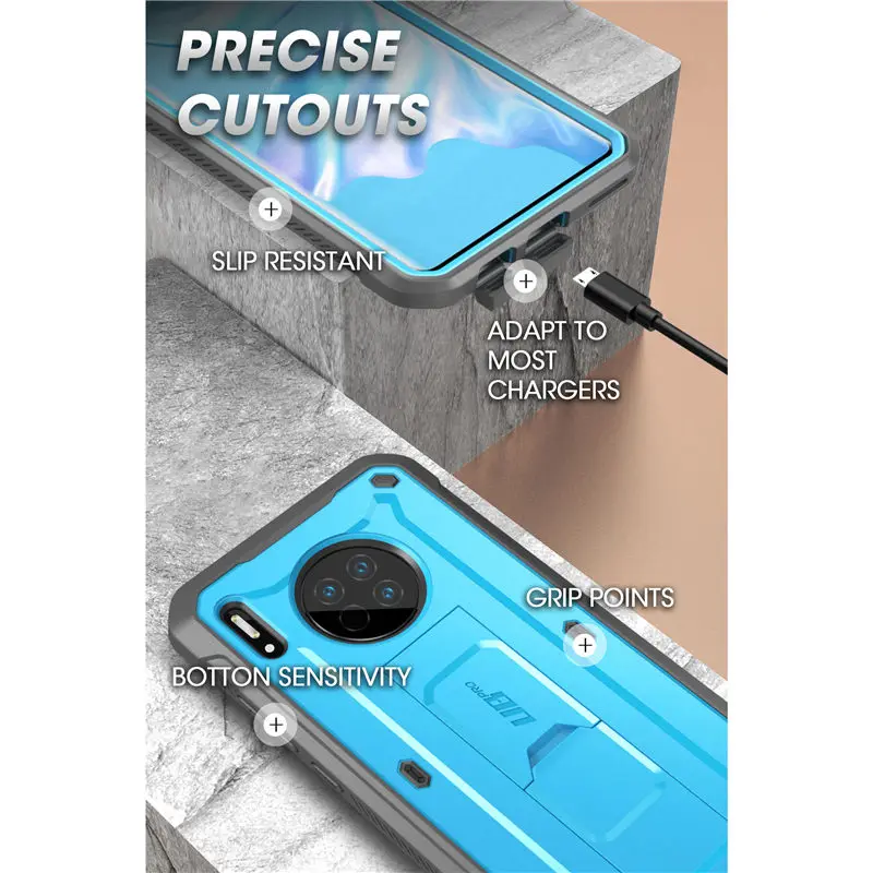 Чехол для huawei mate 30( выпуск) UB Pro сверхмощный прочный Чехол для всего тела со встроенным защитным экраном(SUPCASE