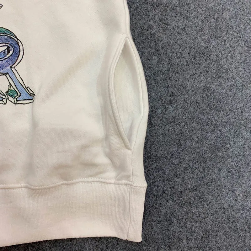 Толстовка с изображением Трэвиса Скотта Astroworld Festuvak Run 19SS для мужчин и женщин Harajuku стиль хип хоп Уличный белый галстук-краситель пуловер