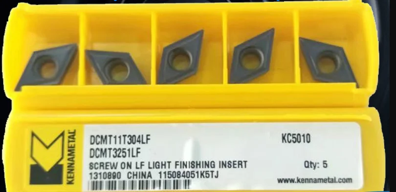 10 шт. KENNAMETAL DCMT11T304LF KC5010
