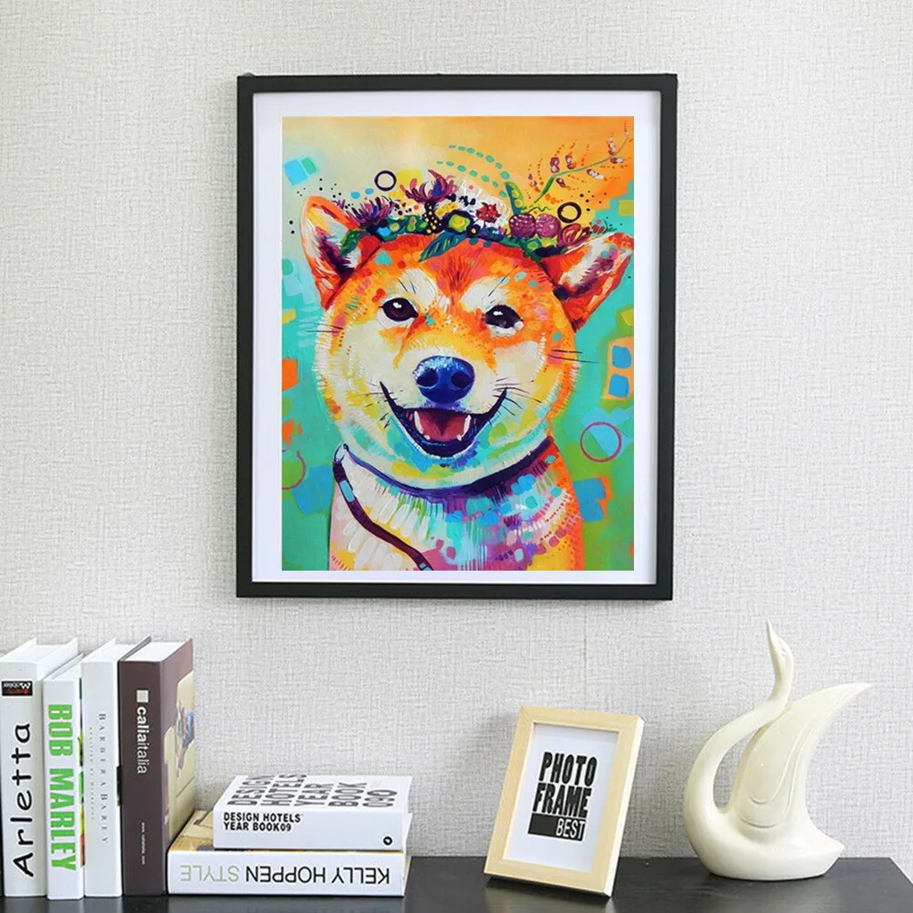 

Animal Full Rhinestone Cute Shiba Inu 5D Diamond DIY Diamond Painting Special Diamond accessories,Diamond Embroider,home decor