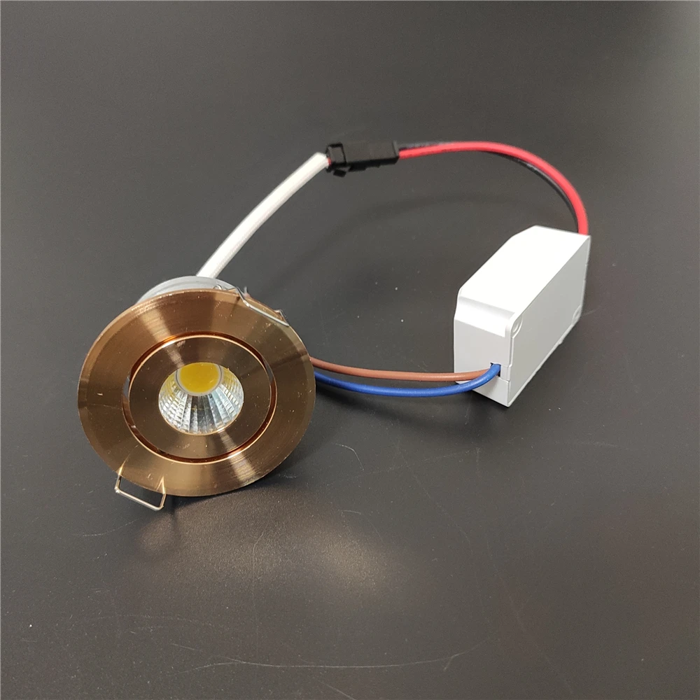 3w 5w cob spot light dimmable Opening 4-4.5 cm downlight Recessed aluminum 110V 220V,led downlight,recessed ceiling spotlight,ceiling lamps,led puck light