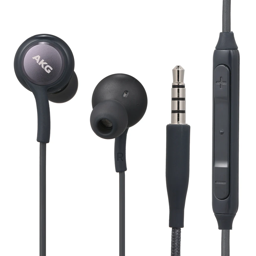 SAMSUNG AKG наушники с встроенным управлением с микрофоном 3,5 мм проводные наушники музыкальные наушники Спортивная гарнитура S10 S9 S8 смартфоны