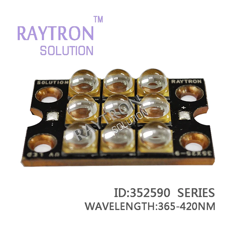 Ультрафиолетовый высокомощный медный струйный принтер Raytron 90 Вт 395 нм модуль УФ