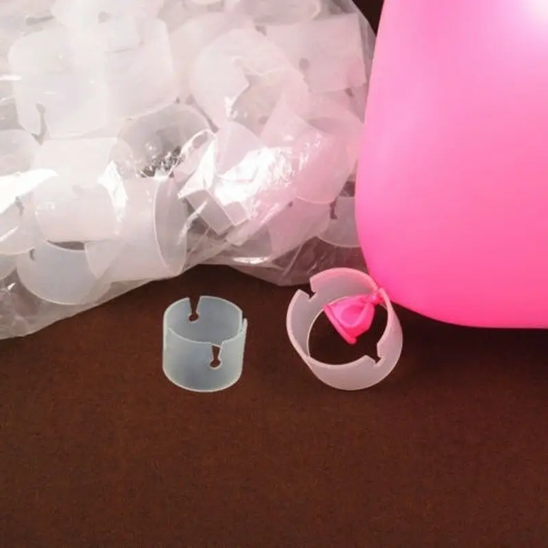 

50Pcs 100Pcs Balloon Connector Clips Make Columns Arches Plastic Clip Wedding Prom Birthday Party Balloon Decoration Supplies