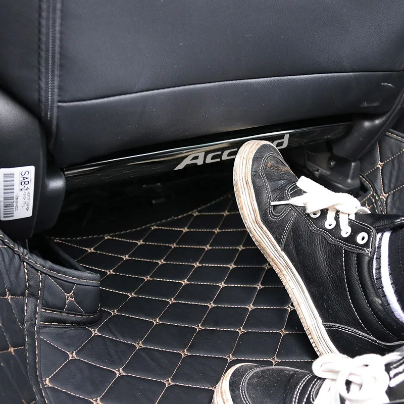 Для Honda Accord 10th заднее сиденье автомобиля Covre уход за сиденьем анти-кик пластина Защита шаг грязный коврик против истирания коврик
