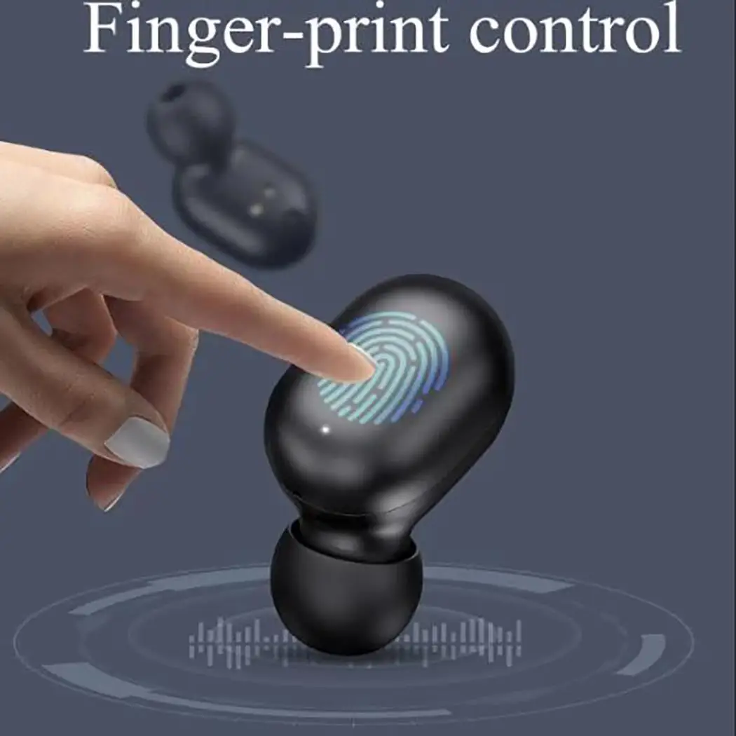 Fashion Mini Wireless Bluetooth Stereo In-Ear 12h Casual Micro USB Earphone Smart Touch Bluetooth IPX5 Headset