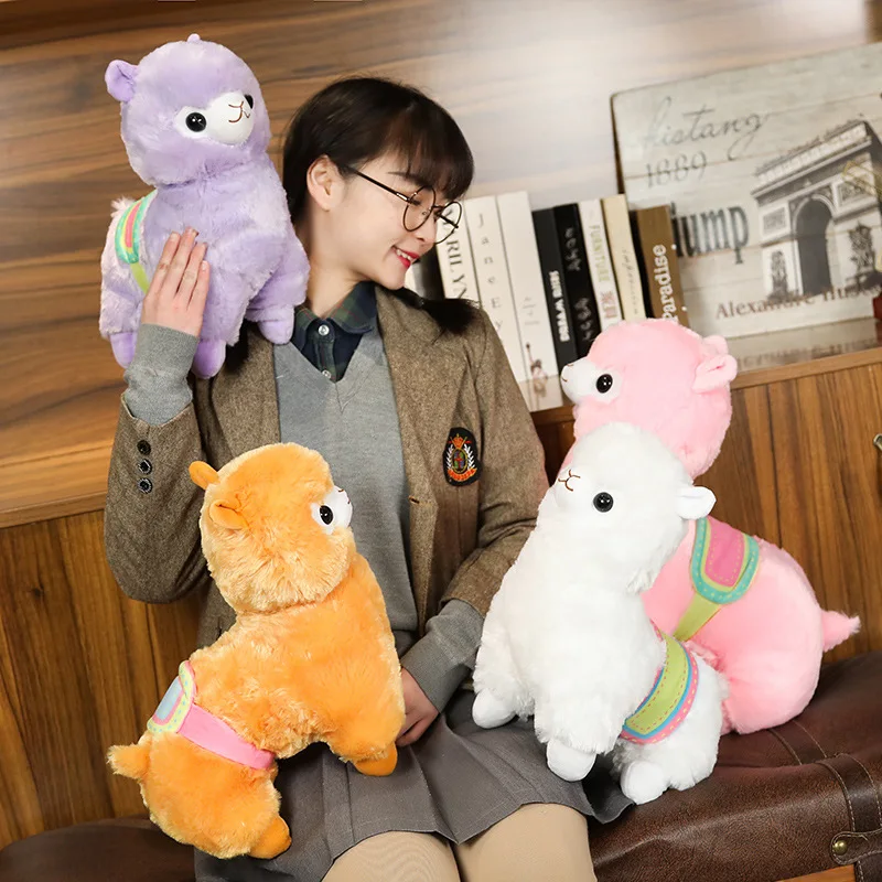35-50CM new fashion plush toy stuffed alpaca doll pillow toy doll children playmate furniture decoration children birthday