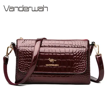 

Women Bag 2020 Soft Leather Luxury Handbags Women Bags Designer Ladies Shoulder Crossbody Bag Multi-pocket Hand Bags Sac A Main