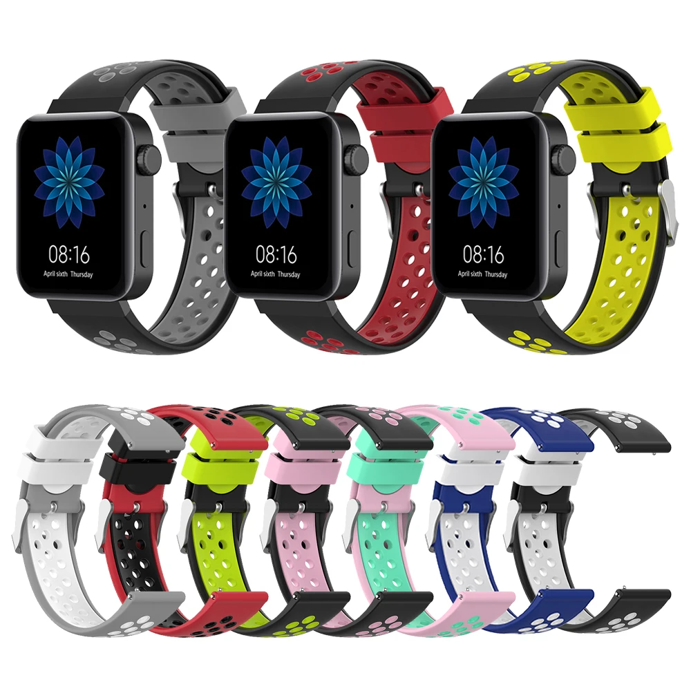 Новый Силиконовый ремешок для Xiaomi Smart watch Miwatch Сменные аксессуары браслет