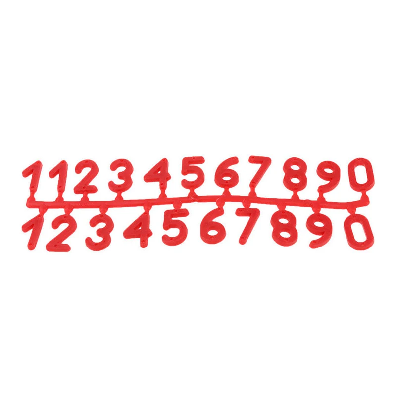 Mark numbers. Mark numbers