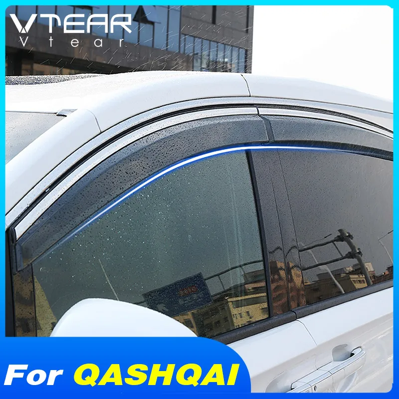 Vtear для Nissan qashqai j10 j11 Dualis 2 оконный козырек автомобильный дождевик наружный