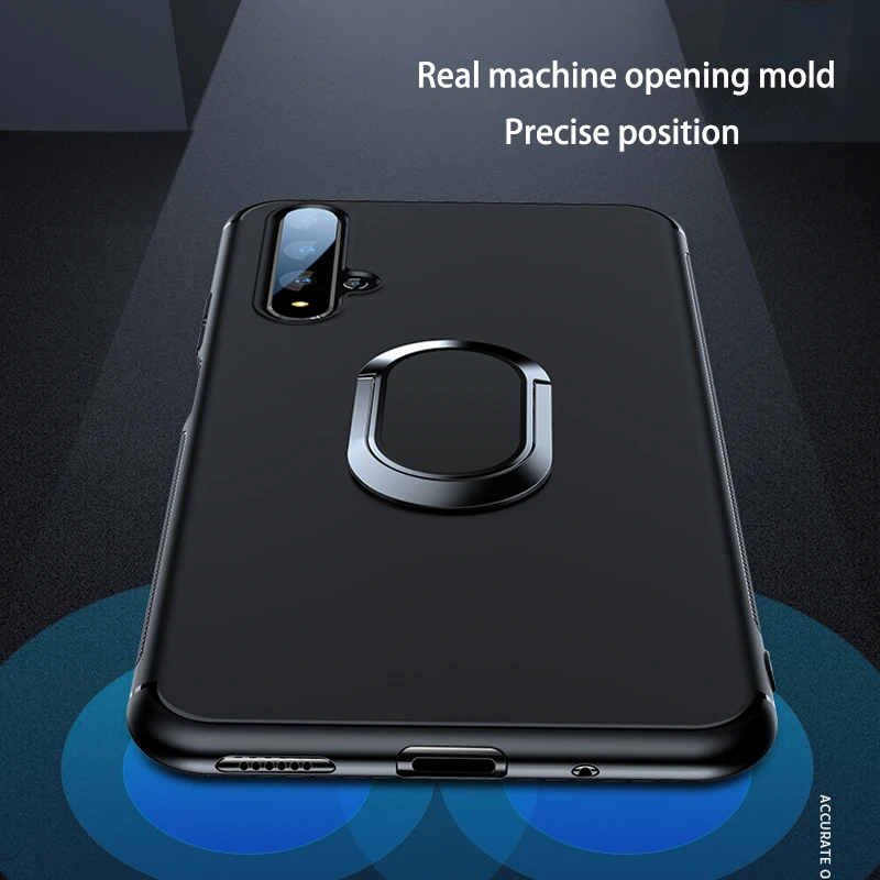 Магнитный мягкий чехол с держателем для huawei honor 20, матовый чехол из ТПУ для huawei honor 20pro, силиконовый нескользящий чехол для honor v20