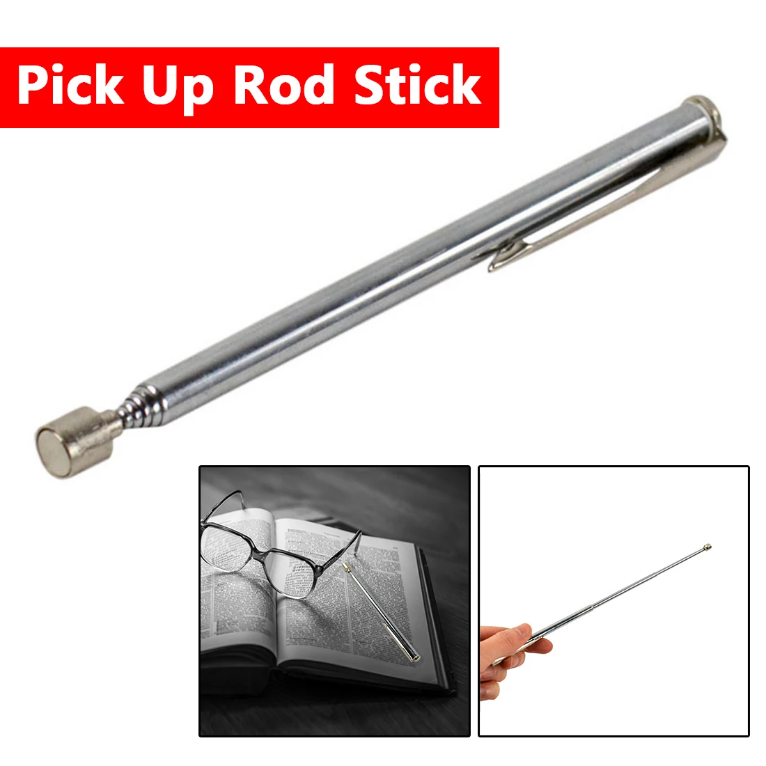 

Mini Portable Telescopic Magnetic Magnet Pen Handy Tool Capacity For Picking Up Nut Bolt Extendable Pickup Rod Stick