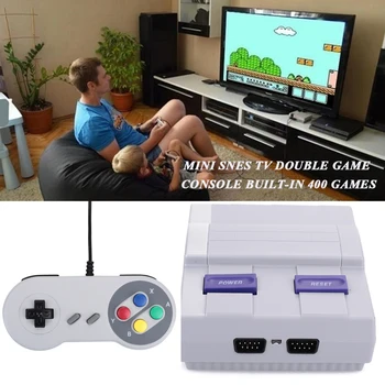 

Mini TV Games Console Classic 8bit AV Port Controllers Gift Game Machine Built-in 400 Classic Games Dual Gamepad Gaming Player