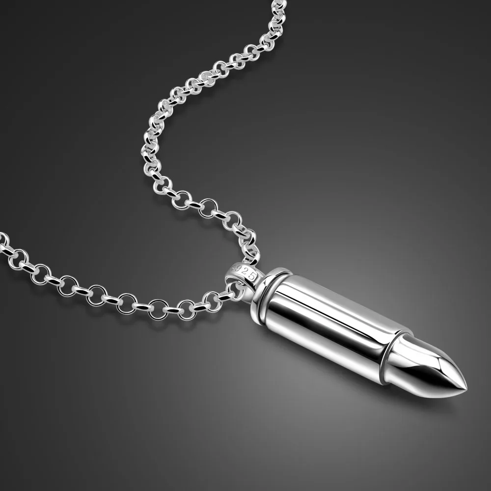 Ожерелье мужское из серебра 100% пробы в стиле панк/хип хоп|Ожерелья| |