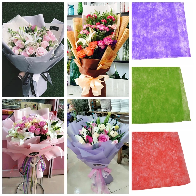 

20pcs 50x50cm Multiuse Tissue Paper Sheet Flower Bouquet Wrapper Gift Packaging Craft Paper DIY Decoration Wedding Party Supplie
