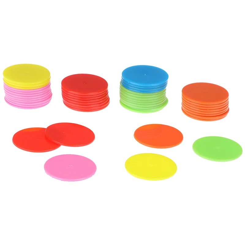 50 шт. фишки для бинго маркеры пластиковые карты классных детских игр и