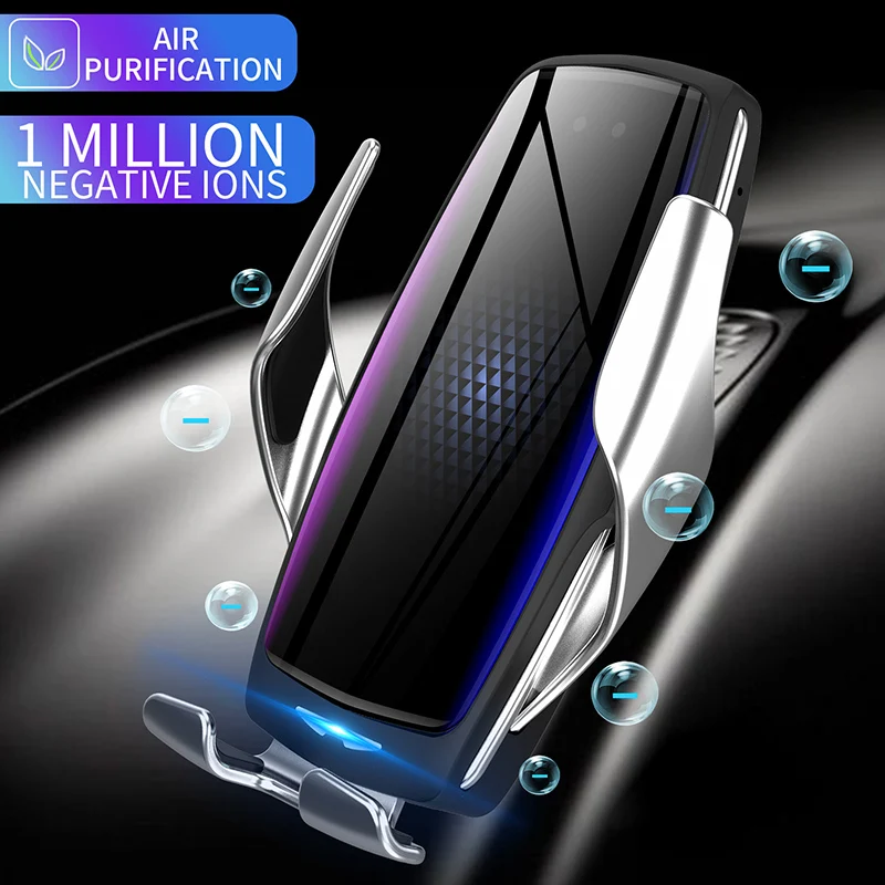 

Phone Holder Car Wireless Charger Fast Charging Smartphone Bracket Support Wireless Charge M8617