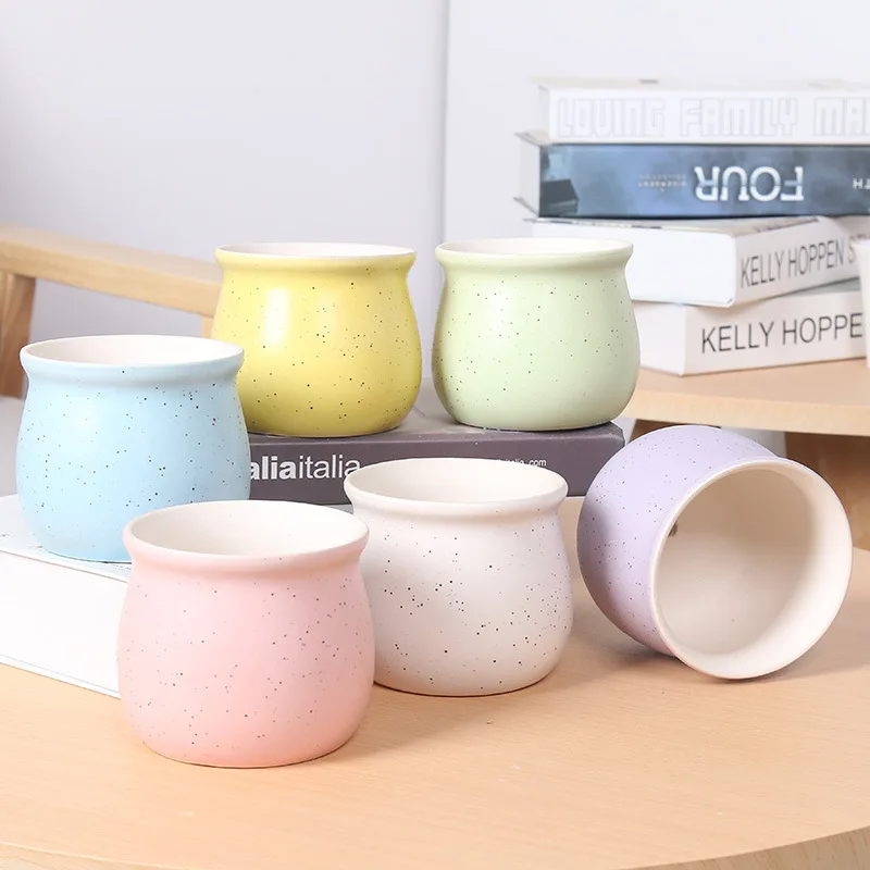 

Plants Pots For Home And Garden Decoration Mini Ceramic Flower Planter Pot MACARON macetas decorativas jardinagem vasos