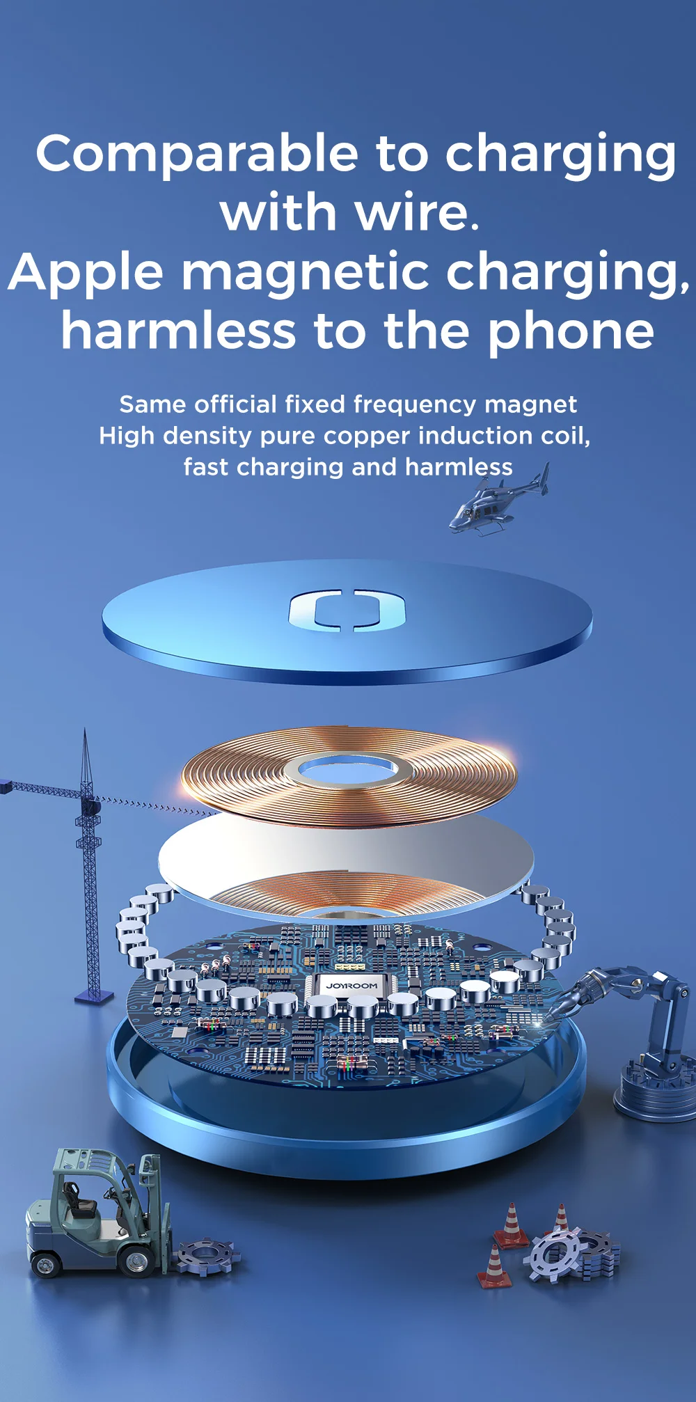 Portable Wireless Charging Magnetic For Mobile Phones