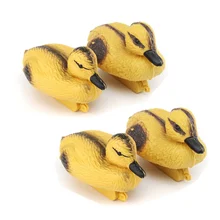 Набор из 4 плавающих утят, садовые украшения для сада, парка, бассейна, рыбного пруда Набор из 4 плавающих утят, садовые украшения для сада, парка, бассейна, рыбного пруда