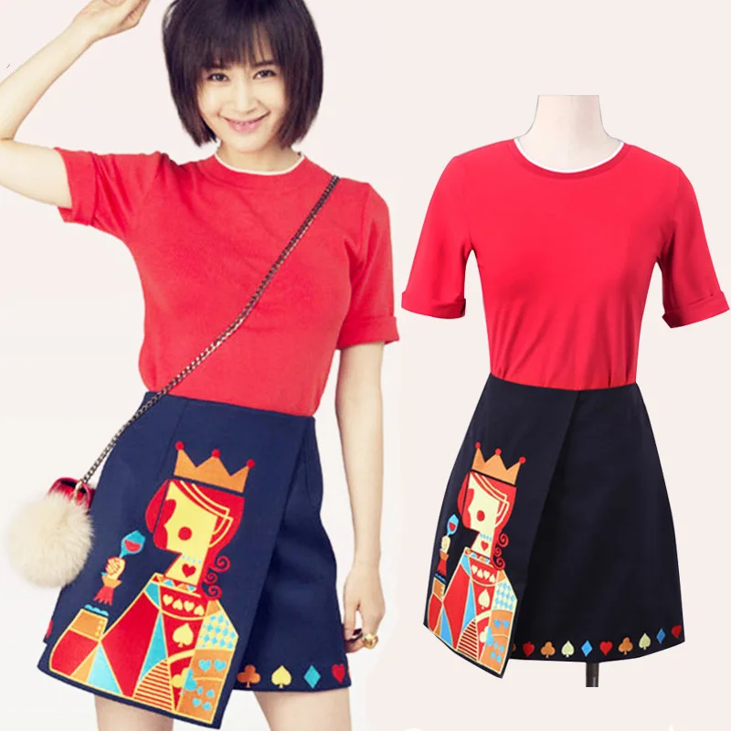 

WOMEN'S Dress Embroidered Two-Piece Set Special Approval 50 Buying Change the Price (Not)