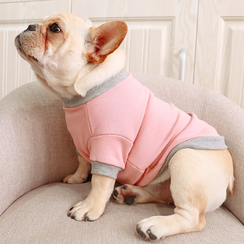 Pet Dog Clothes Fashion Small and medium Pet Fashion Mystery Printed Round Neck Shirt Dog Puppy Suit French Bulldog Perro