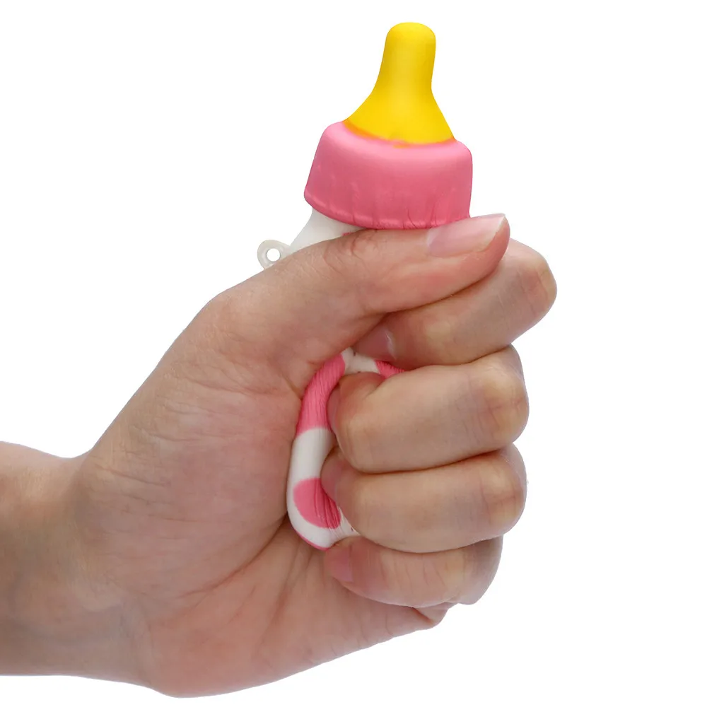Feeding Bottle Cat Toys Fruit Scented Slow Rising Squeeze Stress Relief Toys Collect Anti-stress Squishy Decompression Toy Gift
