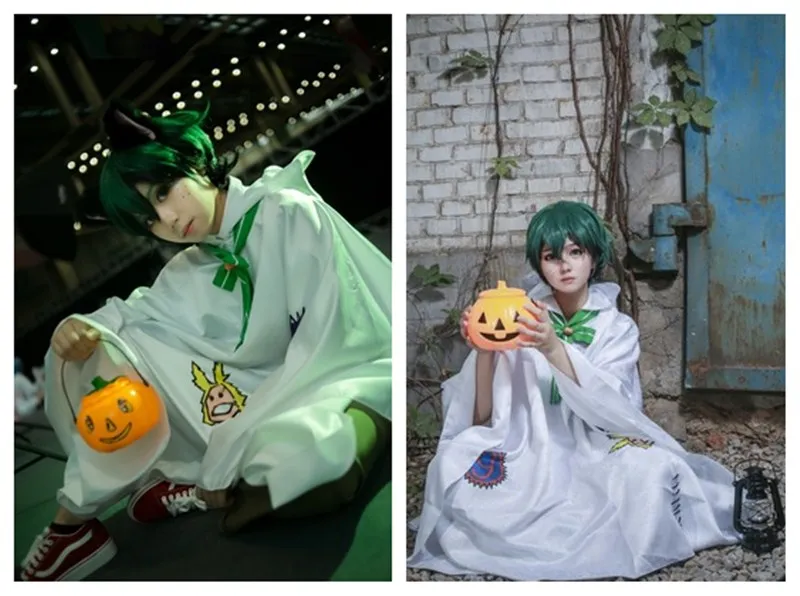 Boku No My Hero Academy izku Midoriya Deku, маскарадный костюм, накидка с капюшоном для женщин и мужчин, платье для Хеллоуина, карнавала, Рождества