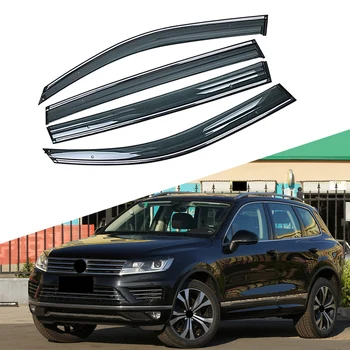 

For VOLKSWAGEN VW Touareg 7P 2ND Generation 2010-2018 Car Window Sun Rain Shade Visors Shield Shelter Protector Cover Frame