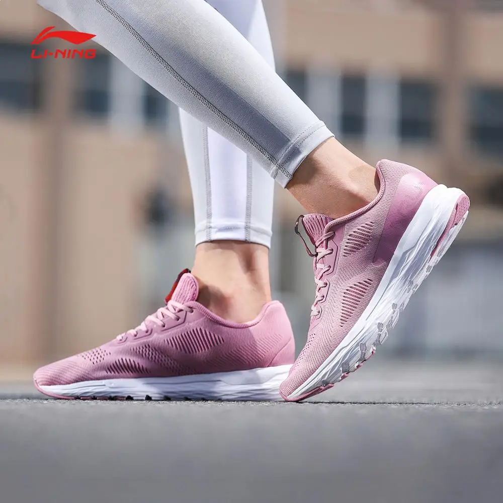 

Li-Ning Women ACE RUN Running Shoes Light Weight Breathable Wearable Anti-Slippery LiNing Sports Shoes Sneakers ARBN028 SJAS18